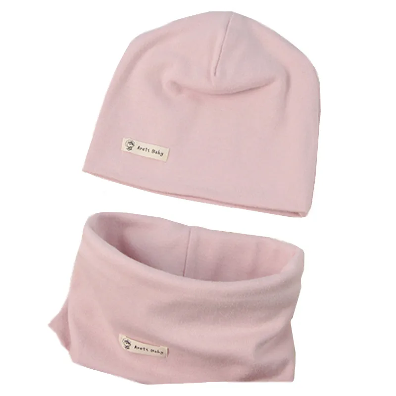 Осенний детский бархатный шейный платок комплект из двух предметов зимняя