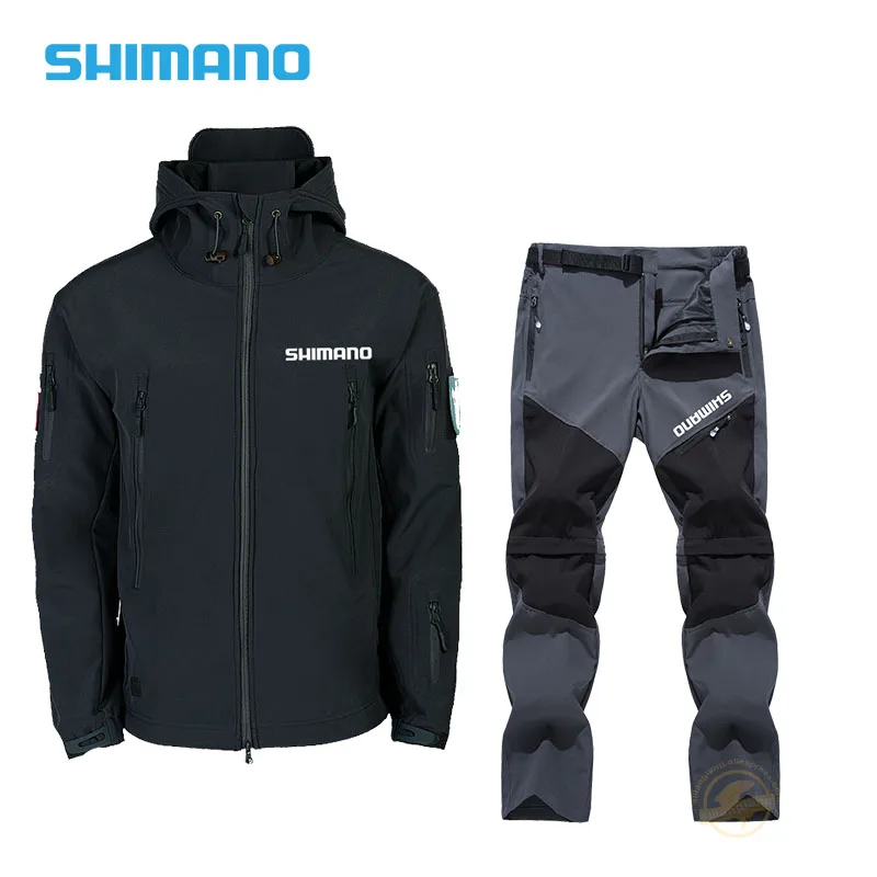 

SHIMANO Men's Autumn Winter Fishing Clothing Breathable Outdoor Windproof Camping Sport High Quality MountaineeringFishing Suits