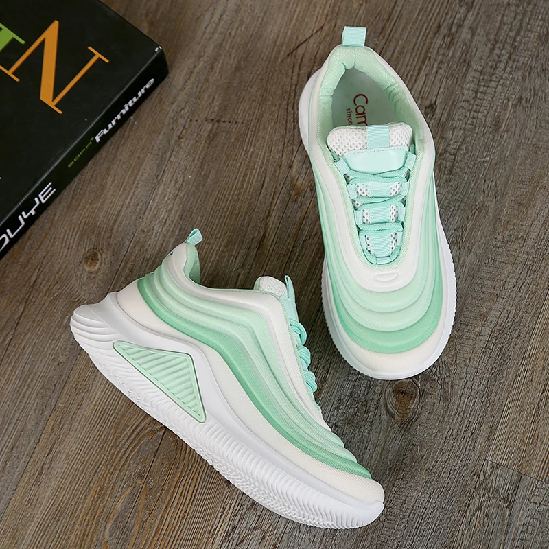 Модные женские кроссовки уличная спортивная обувь дышащая легкая удобная для