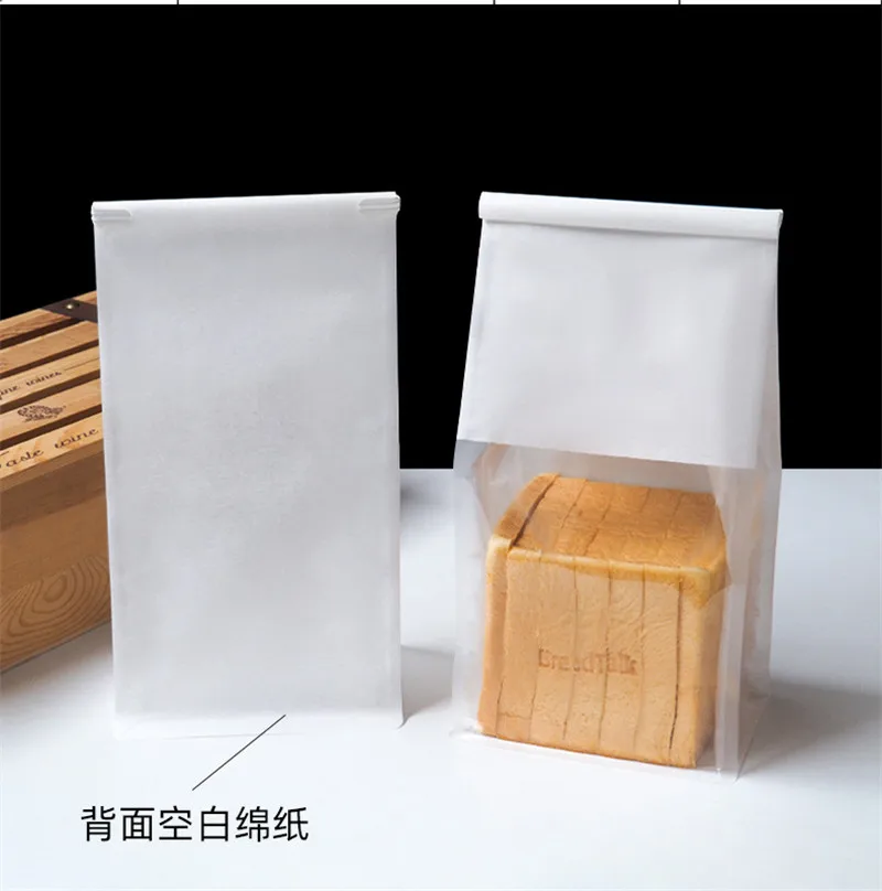 Белая хлопковая бумага, 50 шт., железная проволока, упаковка для тостов и  хлеба, зеленая бумага, прозрачная самозакрывающаяся нарезанная фотобумага |  AliExpress