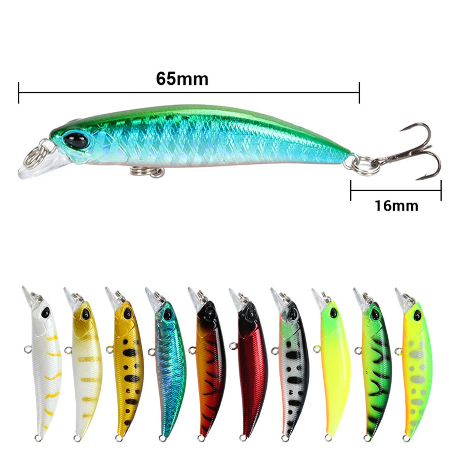 

Fake Bait Freshwater Blackfish Fake Bait Simulation Bait 4 Pieces Of Random Color Outdoor Fishing Essencial
