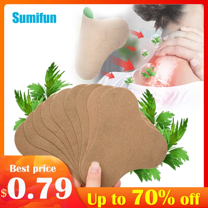 

(Big Sale) 6pcs Wormwood Neck Patch Cervical Body Pain Relief Sticker Joint Rheumatoid Arthritis Chinese Medical Plaster