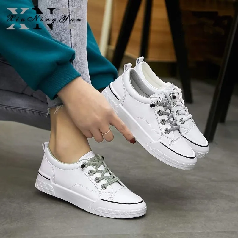 

Causal Flat Shoes Women Lace Up Female Shoes Round Toe 2021 New Spring Autumn Fashion Breathable Comfort Shoes for Women