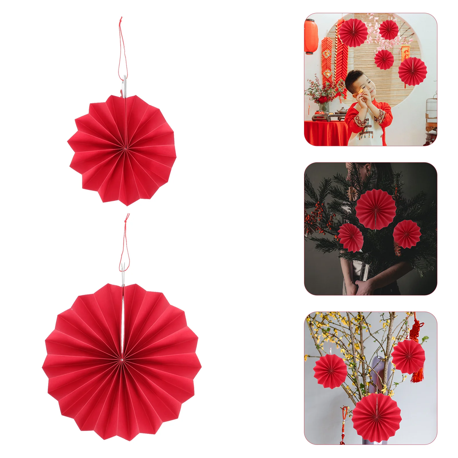 

6 шт., декоративные подвесные бумажные подвески в виде цветка