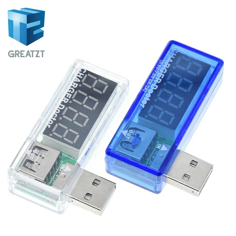 Цифровой USB Mobile Power зарядки ток напряжение Метр Тестер Мини usb зарядное устройство