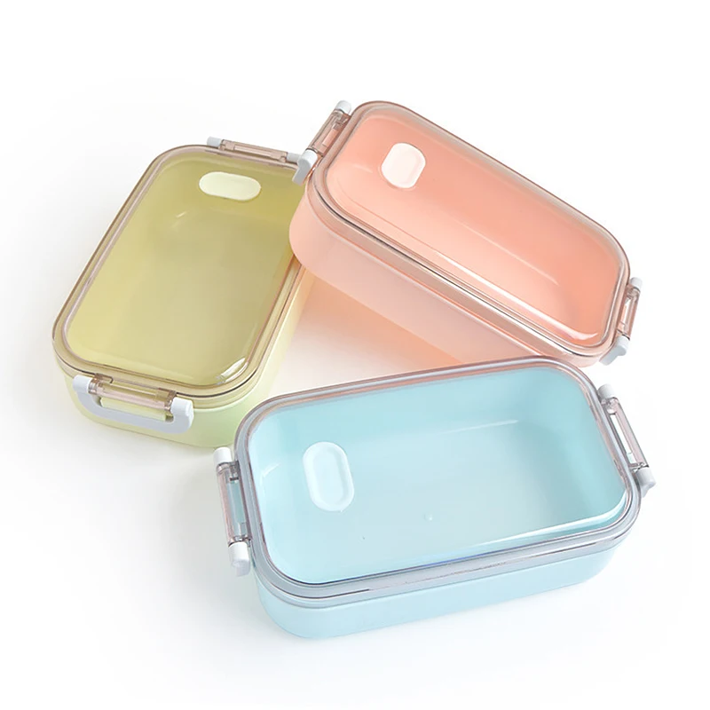 Ланч бокс из нержавеющей стали 900 мл портативный пищевой контейнер с подогревом