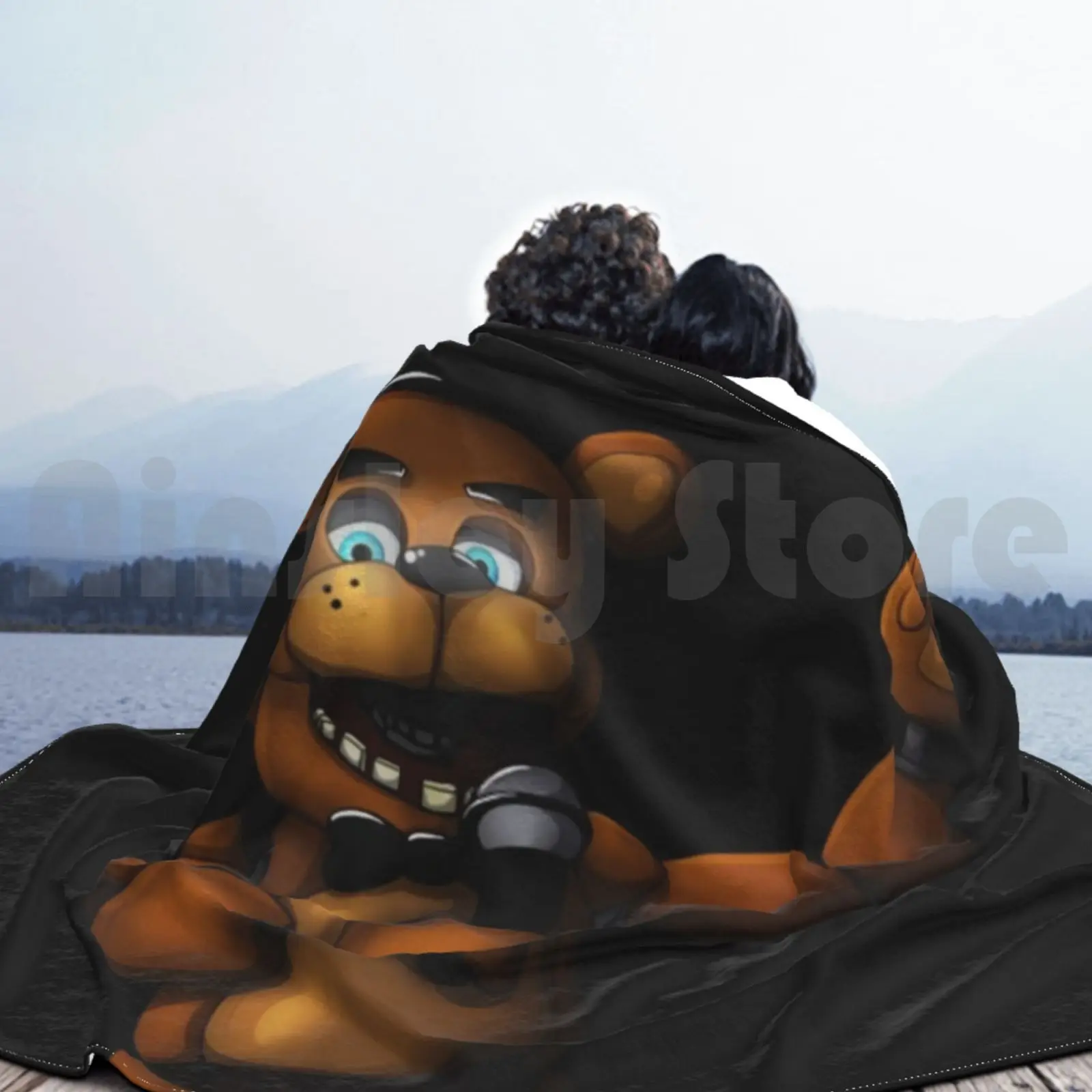 Fazbear одеяло для дивана-кровати путешествий Fnaf пять ночей в