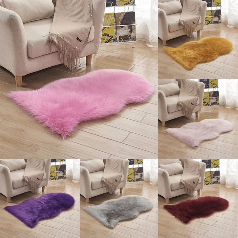 Необычный длинный плюшевый коврик ковер для гостиной искусственный меховой