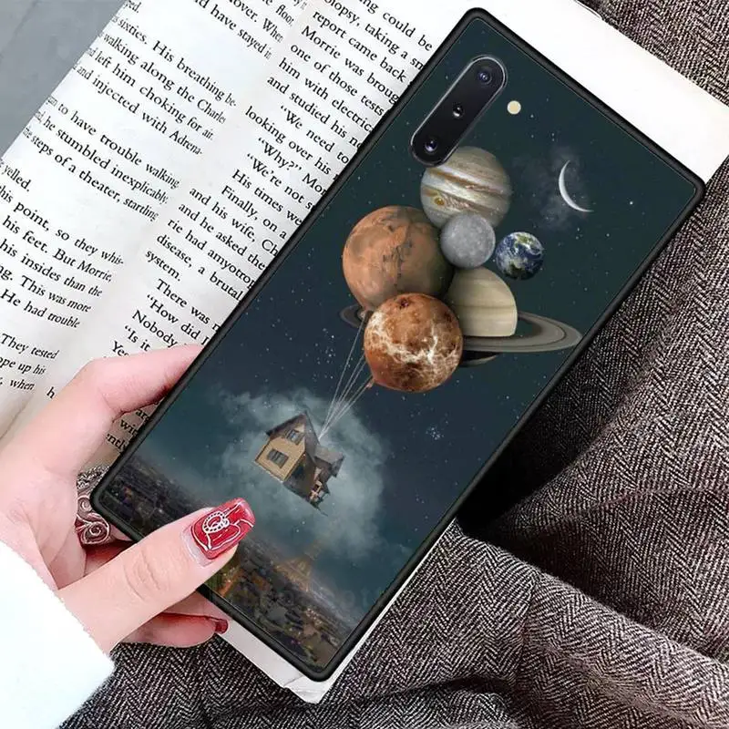 

Space Planets Earth Mars Phone Case For Samsung Galaxy S8 S9 S10 Plus S10E Note 3 4 5 6 7 8 9 10 Pro Lite cover