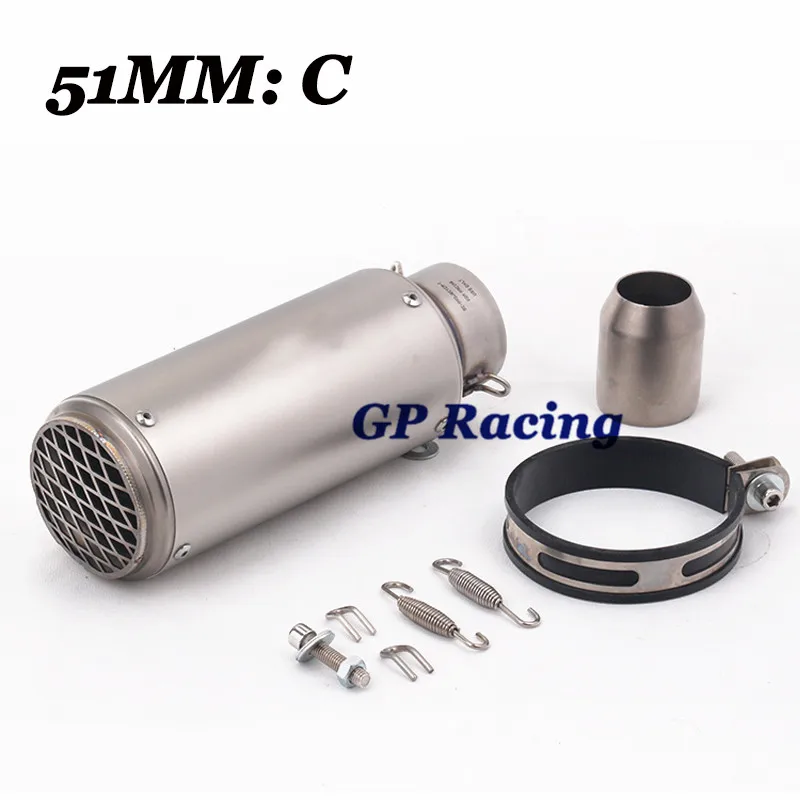 Выхлопная труба для мотоцикла гоночный глушитель велосипеда-внедорожника Кафе