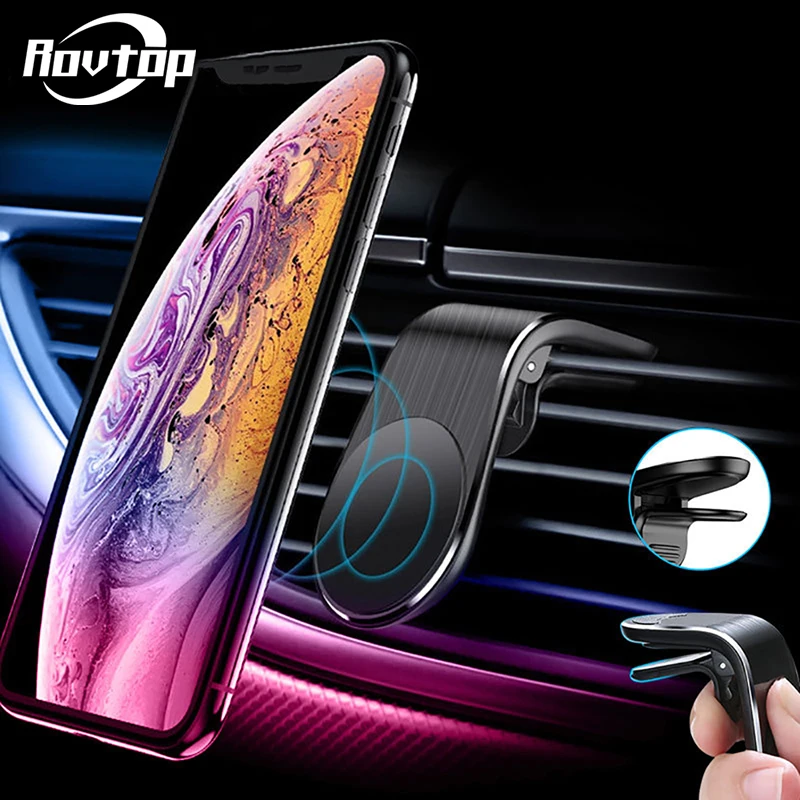 Магнитный автомобильный держатель для телефона Rovtop L крепление на