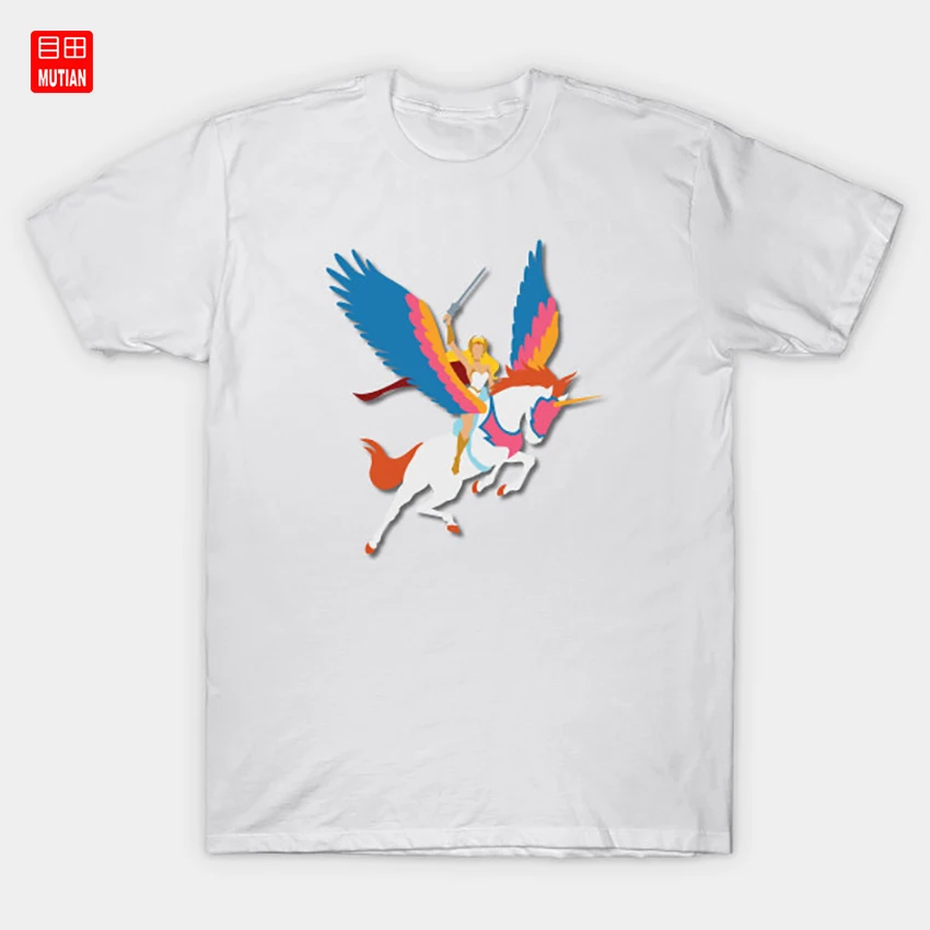 Футболка She-Ra с графическим дизайном минималистичный дизайн замком и серым