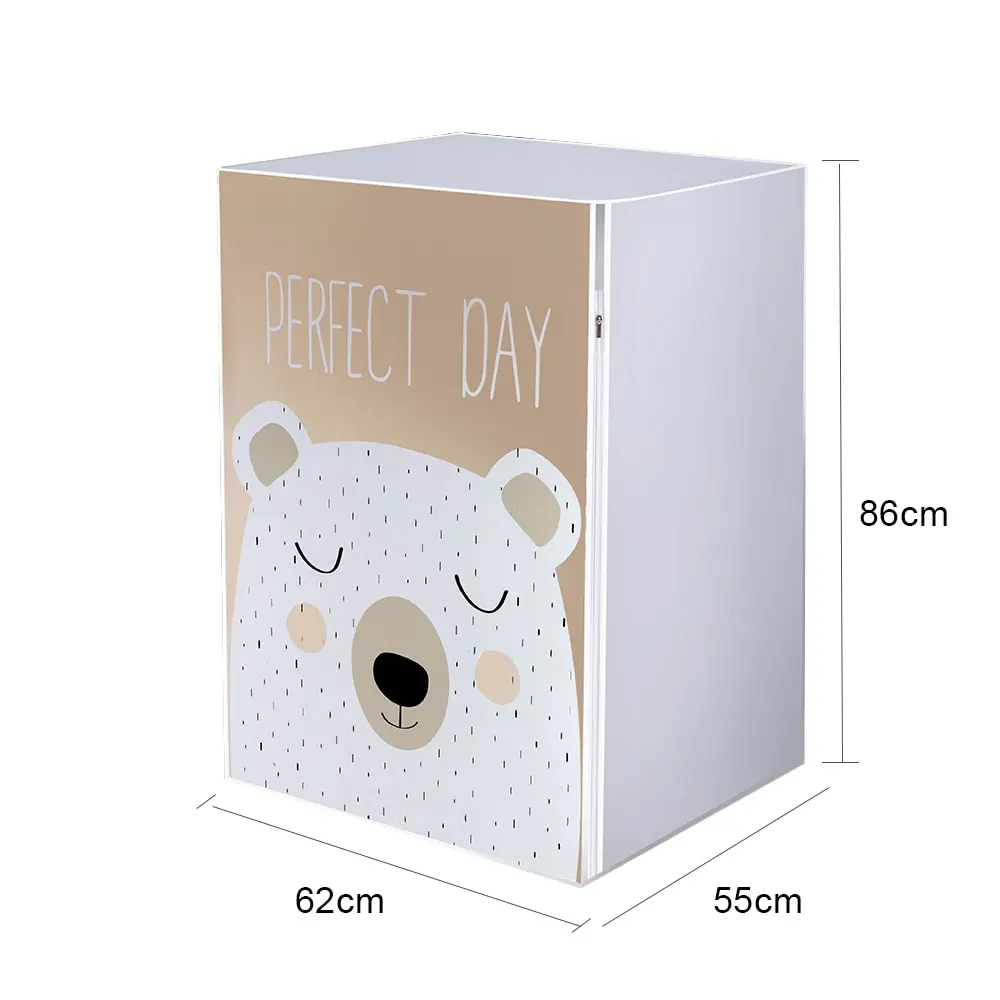 

Fully Automatic Roller Washer Sunscreen Washing Machine Waterproof Cover Dryer Polyester Silver Dustproof Washing Machine Cover
