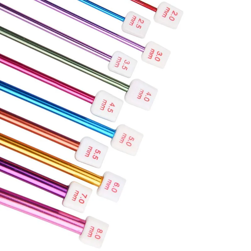 11 шт. 27 см Инструмент длинный свитер шарф иглы для детей от 2 до 8 лет мм смешанные