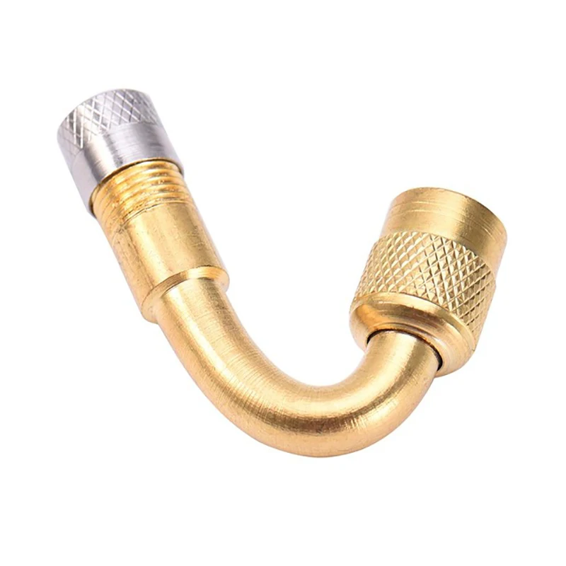 Auto Truck Motorcycle Car Angle Brass 45/90/135 Degree Air Tyre Valve Extension Adaptor Schrader Stem Wheel Tires Parts | Спорт и