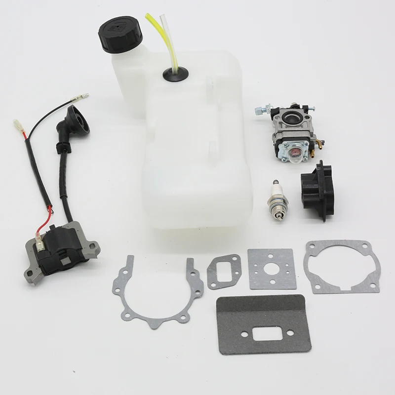 Карбюратор катушка зажигания Комплект прокладок для 43cc 52cc CG430 CG520 BC430 BC520 40 5 TL43