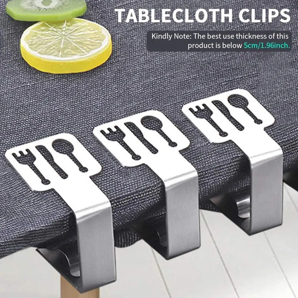 

Steel Table Cloth Clamp Leaf Shaped Dining Room Tablecloth Holder Picnic Wedding Party Promenade Home Supplies