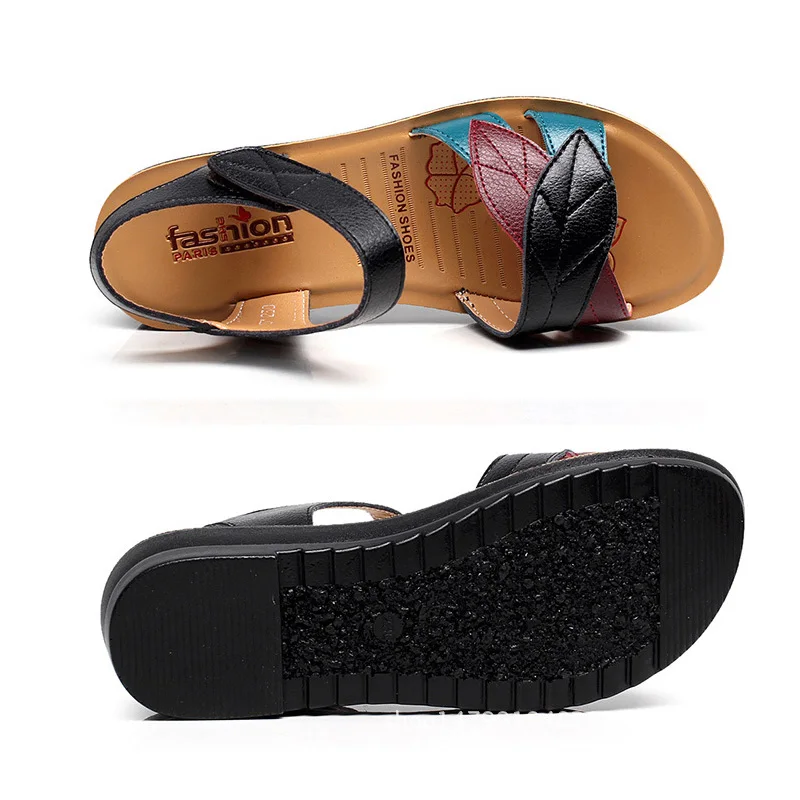 

Women Sandals 2019 Summer Flat Sandals Fashion Ladies Sandals Soft Bottom Women Shoes Comfortable Female Platform Flats Size 41