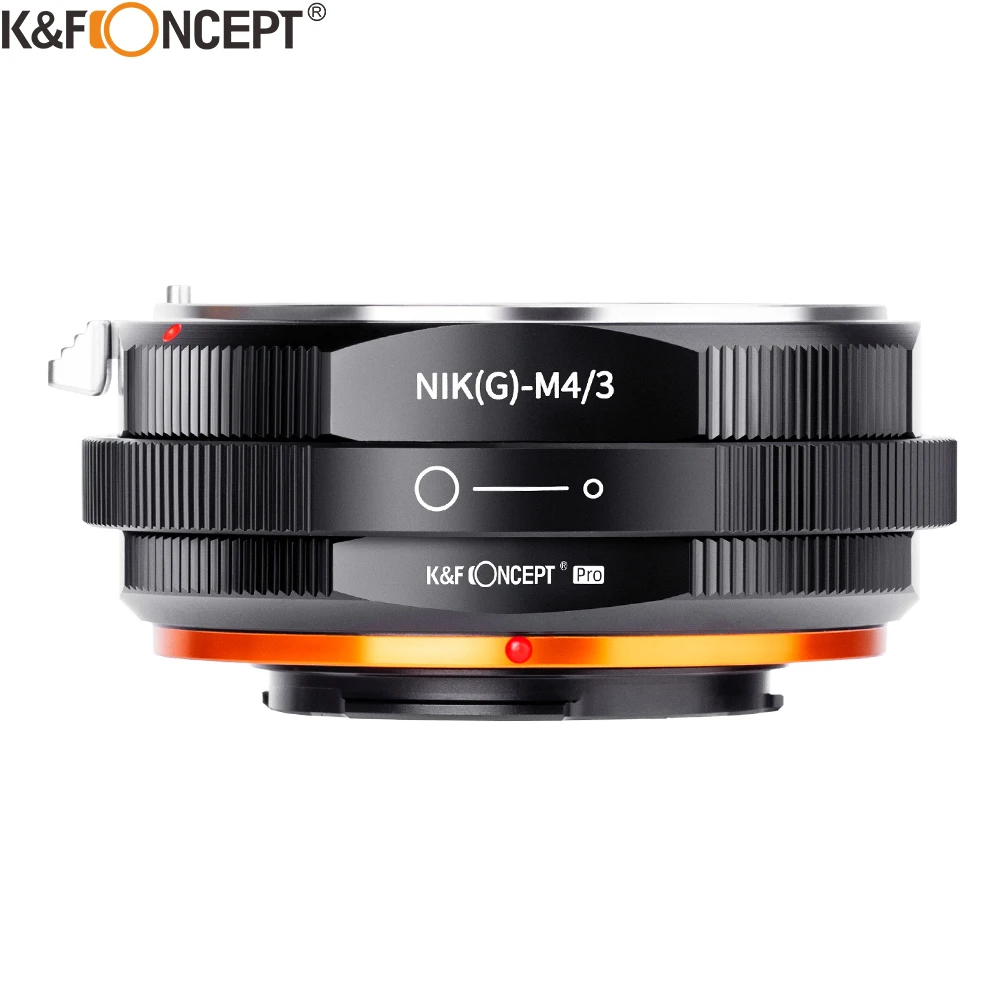 Объектив K &amp F CONCEPT NIK(G)-M43 Nikon AI G на корпус камеры M43 MFT M4/3 с креплением переходное