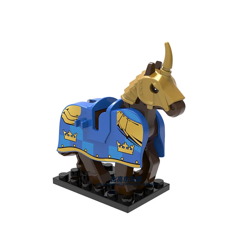 

Movies Animals Figures Battle Horse Model Big Size Building Blocks Bricks Assemble DIY Animal Figure Toys For Children Gifts