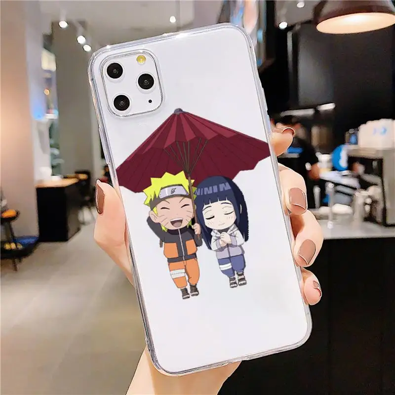 

Hyuga Hinata Naruto Phone Case Transparent soft For iphone 5 5s 5c se 6 6s 7 8 11 12 plus mini x xs xr pro max