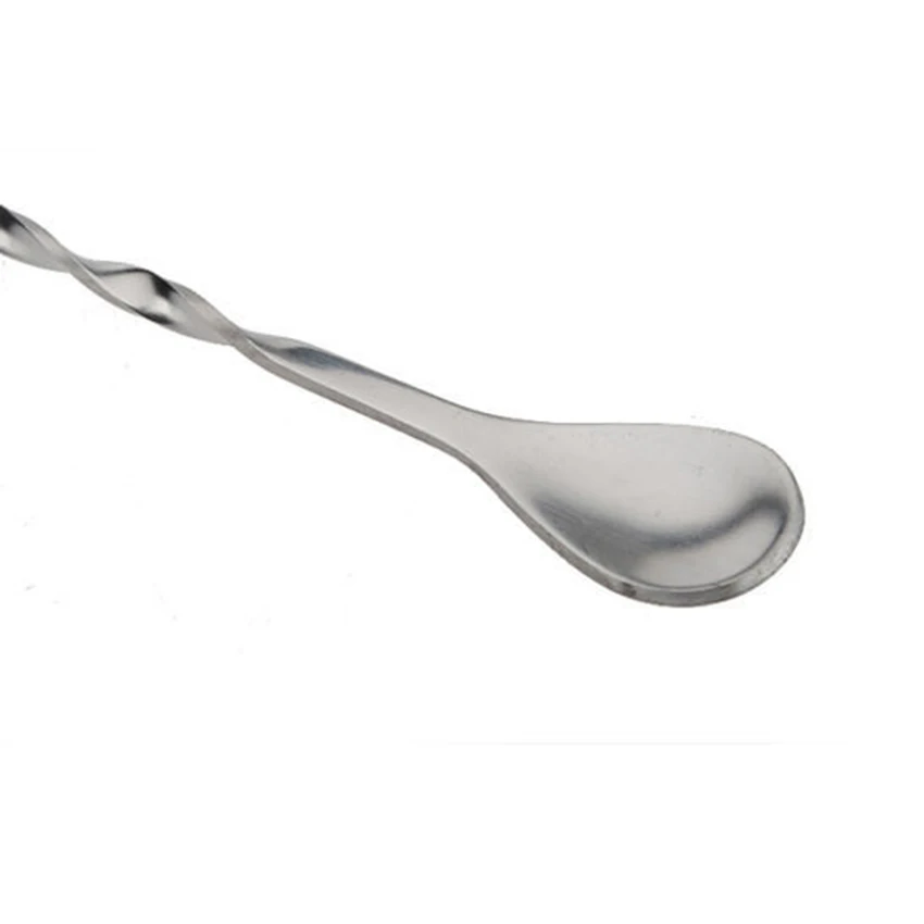 Нержавеющая сталь бар коктейльный витой смешивания Stirrin Ложка Вилка наконечник