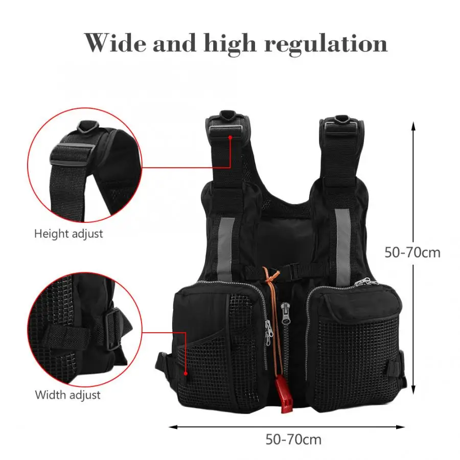 Быстросохнущий спасательный жилет для взрослых с регулируемой плавучестью