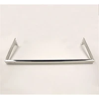 60cm stainless steel garment shelf mounted clothing rail tube coat display rack shelf support bar bracket holder square bar