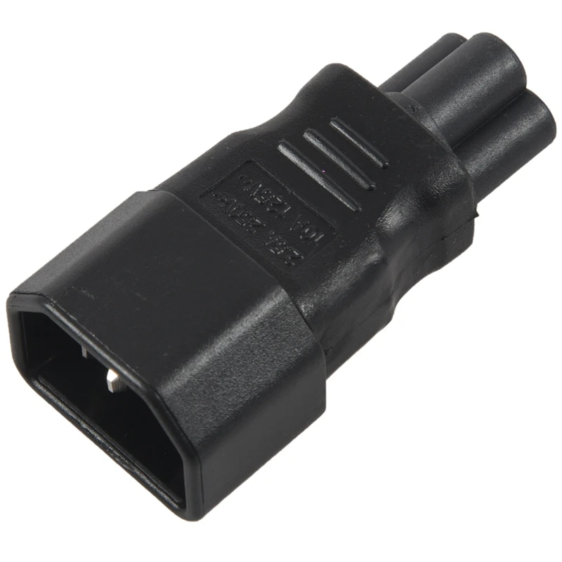 3 контактный гнездовой разъем IEC 60320 C14 для C5 слотный адаптер Монитор ТВ ЖК кабель
