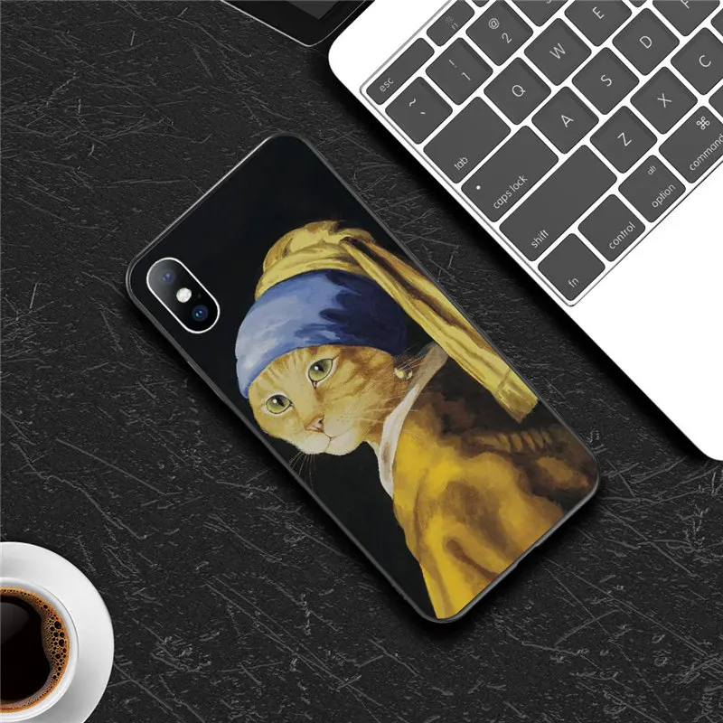 7765B Moskado смешное искусство абстрактный чехол для iPhone X XR XS Max 7 8 6 6s плюс 5 5S SE 10 Силиконовые чехлы статуя ТПУ Мягкая задняя крышка - Цвет: 7765B
