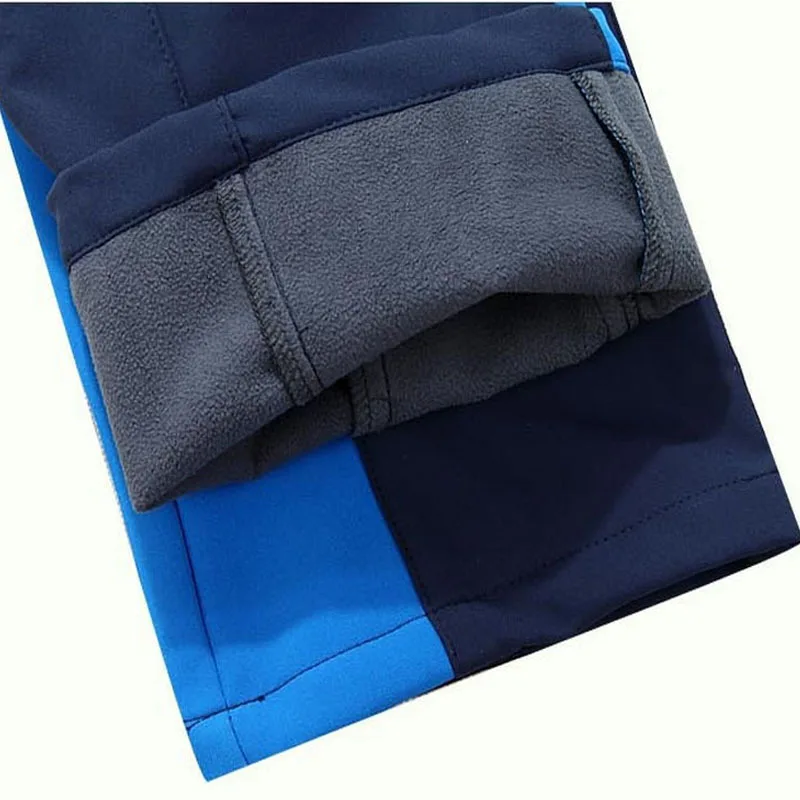 Мужские Зимние флисовые брюки с мягкой подкладкой для рыб лыжные уличные