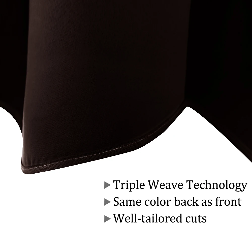 Светонепроницаемые шторы nictown с зубчатыми краями Короткие натуральные лечебные