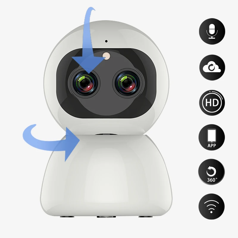 

Беспроводная домашняя IP-камера 1080P HD, Wi-Fi, камера наблюдения, Wi-Fi, Детская камера наблюдения P50135