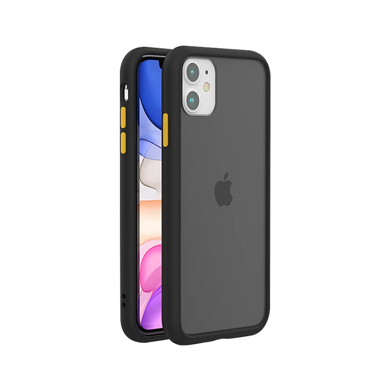 SUAIOCE оригинальный ударопрочный чехол для iPhone 11 Pro X XS Max XR матовый полупрозрачный 7 8