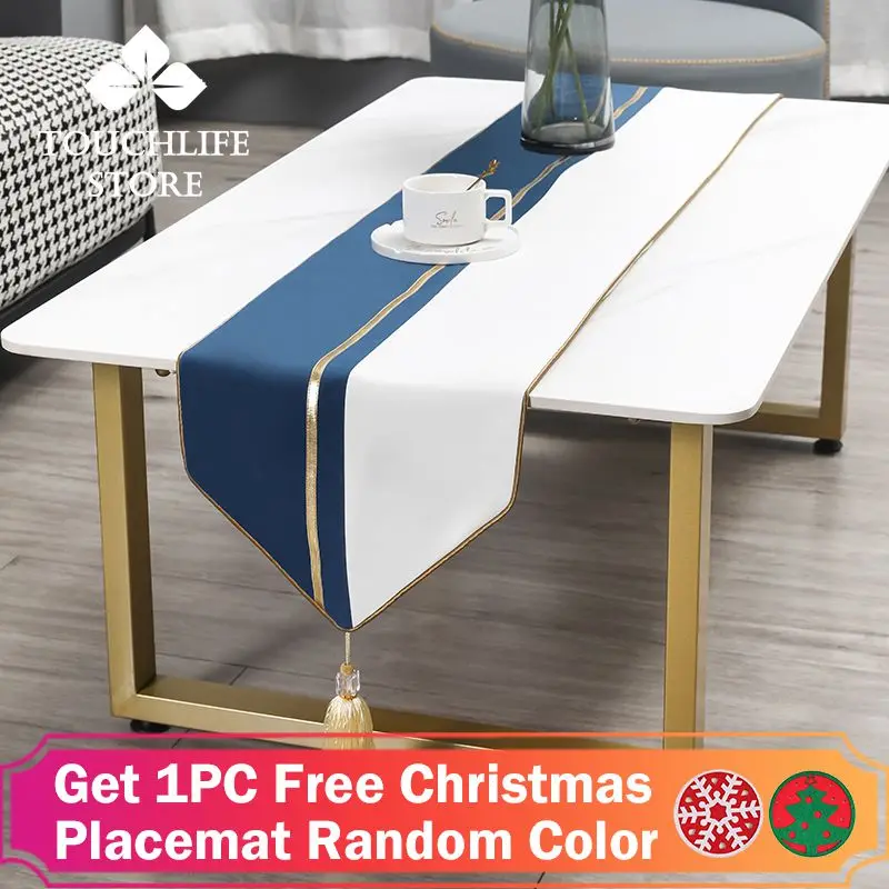 

Modern Light Luxury Table Runners New Chinese High-grade Coffee Table Decoration Cloth Dust Cover For TV Cabinet Wedding Party