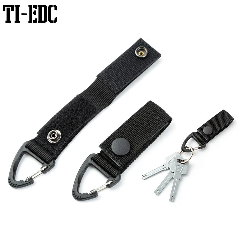 

Molle Webbing Strap Clip Outdoor Backpack Strap Buckle Camping Water Bottle Rack Tactical Bracket Hook