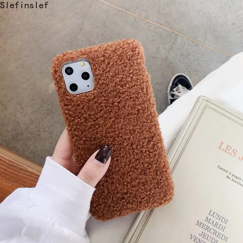 Однотонный фланелевый мягкий чехол из ТПУ на заднюю панель для huawei Mate 20 30 Pro honor 10 8X