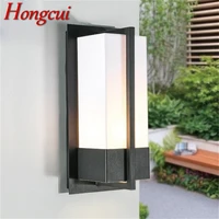 hongcui outdoor wall light sconces led lamp waterproof classical home decorative for porch