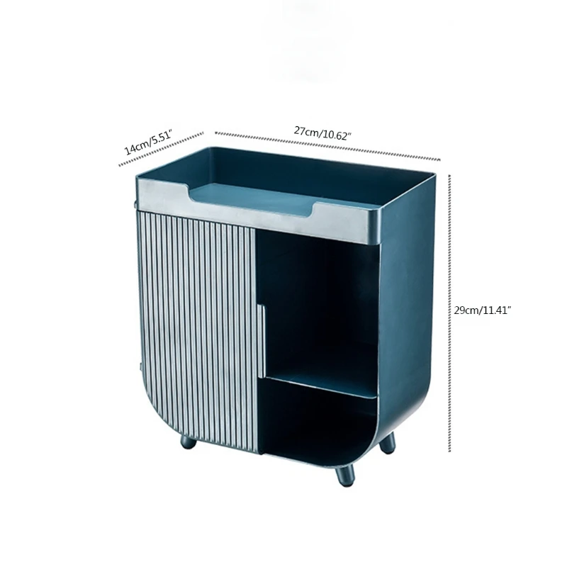 

50LB Makeup Organizer Cosmetic Storage Box 3-Layers Multi-Grids Skin Care Products Display Rack for Dresser Countertop