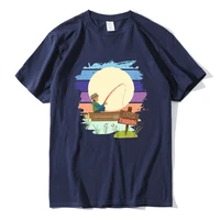 oversized t shirt funny fishing enthusiast t shirt for men unisex high quality 100 cotton summer mens novelty short sleeve tee