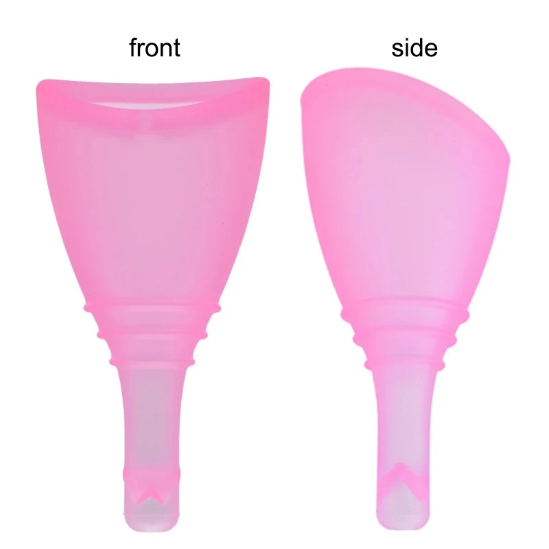 1 шт. медицинская силиконовая менструальная чаша с дренажными клапанами