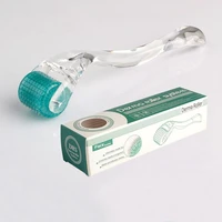 drs 192 derma roller micro needles titanium microneedle mezoroller machine for facial skin care hair loss treatment massage tool