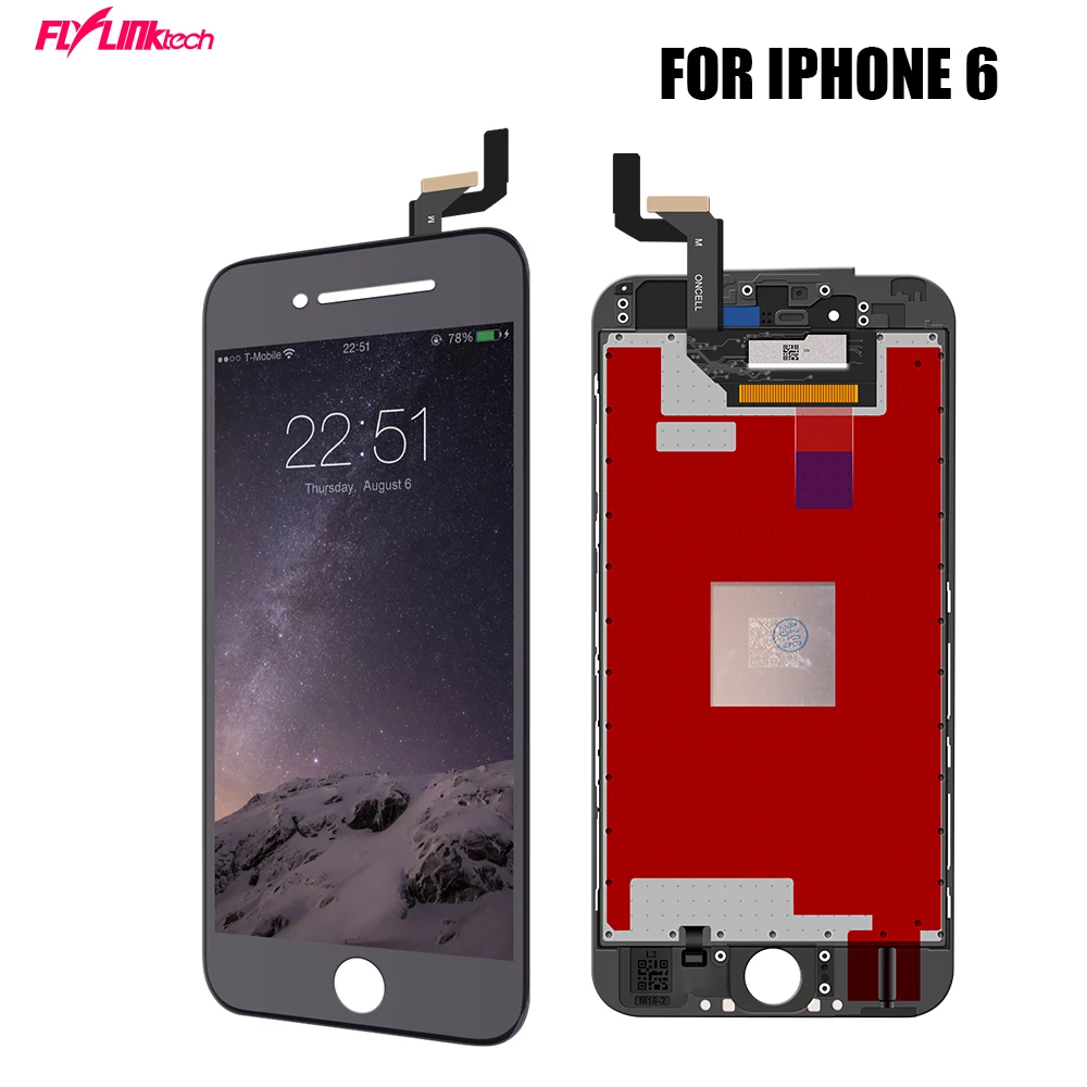 Flylinktech для iPhone 6 Замена ЖК-дисплея 4 7 &quot3D кодирующий преобразователь сенсорного