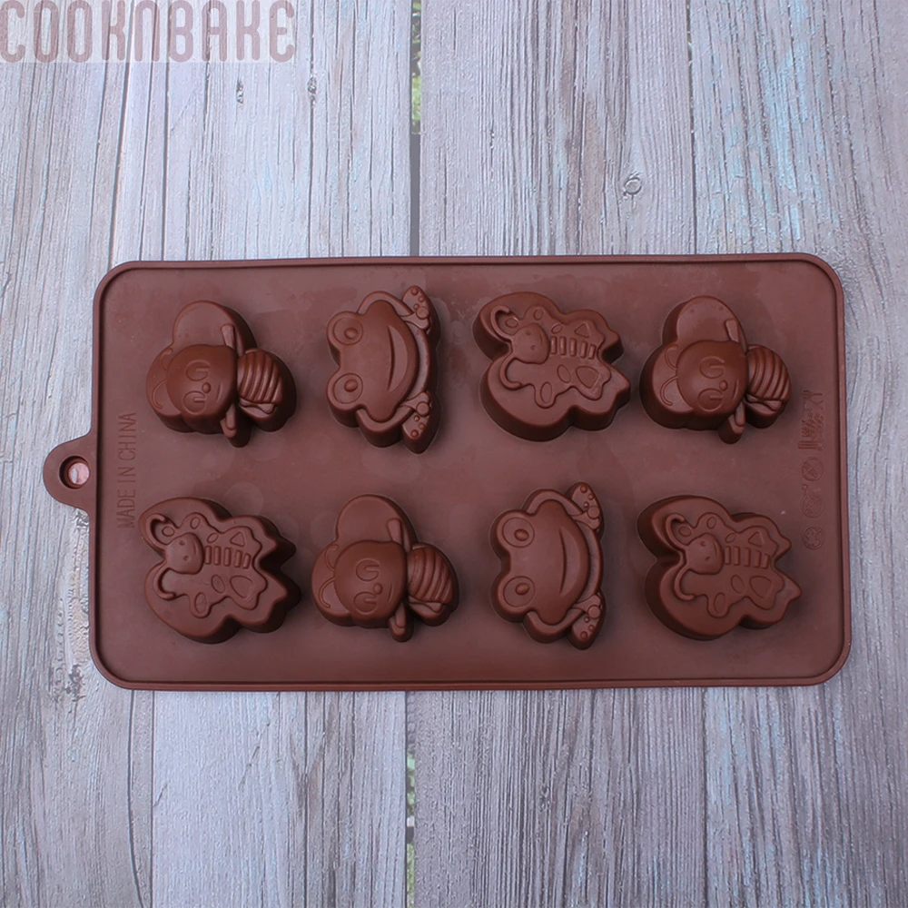 COOKNBAKE лягушка шоколадная Форма Силиконовые формы для конфет липкий лед