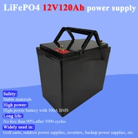 land voyager 12 8v 120ah lifepo4 battery with 100a bms 12v 120ah battery for go cart ups household appliances inverter