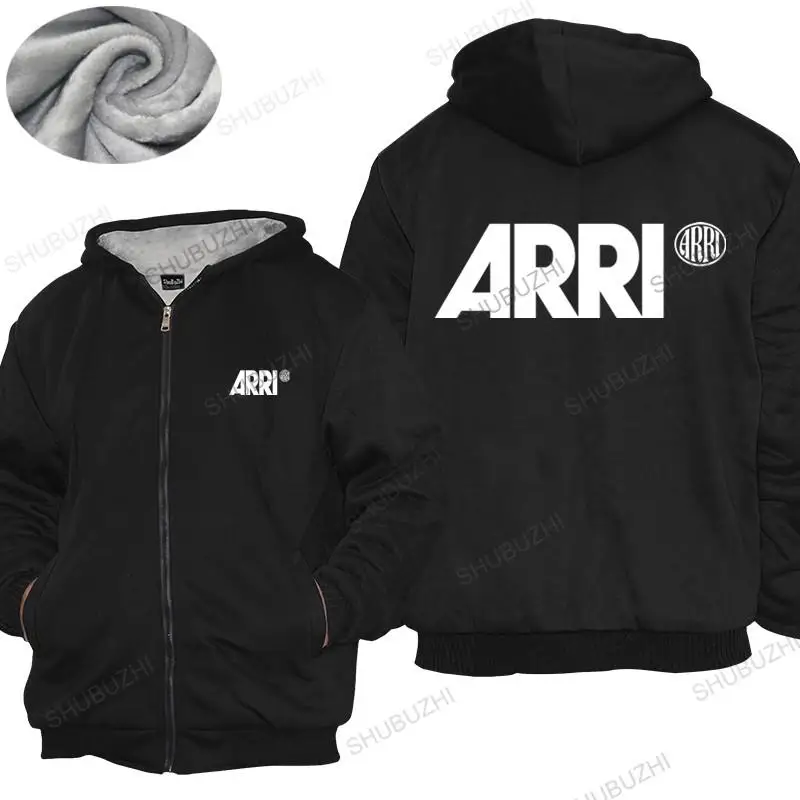 Мужская зимняя хлопковая теплая куртка свободные топы худи с логотипом ARRI Motion