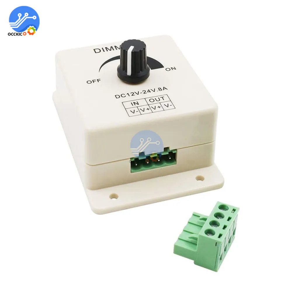 Регулятор яркости светодиодный лампы регулятор напряжения для умного дома 12 В 24 8