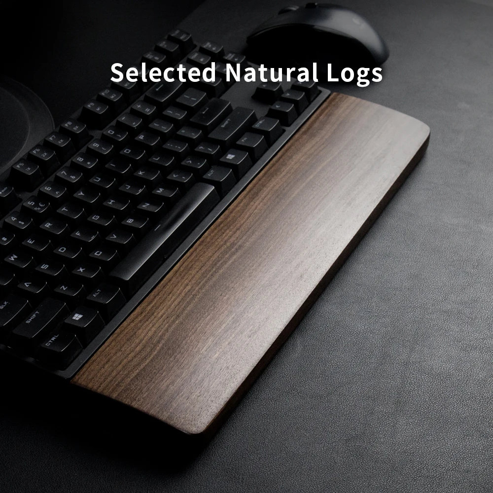

Walnut Wooden Keyboard Wrist Rest Vaydeer Ergonomic Gaming Desk Wrist Pad Support