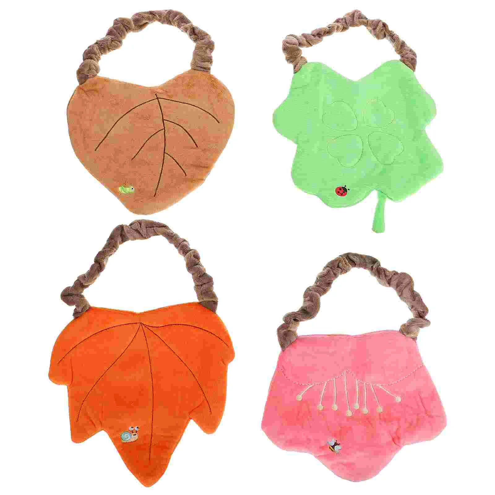 

4pcs Baby Feeding Bibs Absorbent Bib Adorable Infant Drooling Bib Saliva Towel