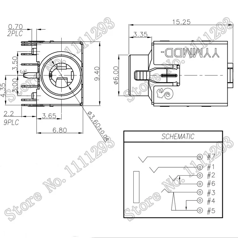 10 шт./лот аудиоразъем Combo Jack для Dell Lenovo и т. Д. порт наушников Ноутбука 9-pin - купить